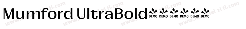 Mumford UltraBold字体转换
